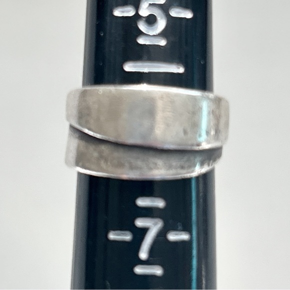 Vintage Bill Tendler Modernist MCM Sterling Silver Ring - Picture 9 of 9